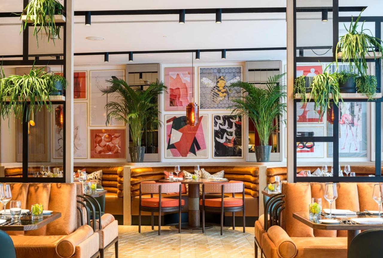 The Lowry Hotel Манчестер Екстер'єр фото Interior of the restaurant